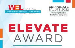 Elevate Award from Women Executive Leadership Florida Image